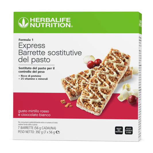 Formula 1 Express Healthy Meal Bars Cranberry and White Chocolate